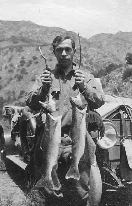 Rose Valley Sespe_Creek_Southern_Steelhead_Trout_Catch_by_William_A__Brown,_winter_1911