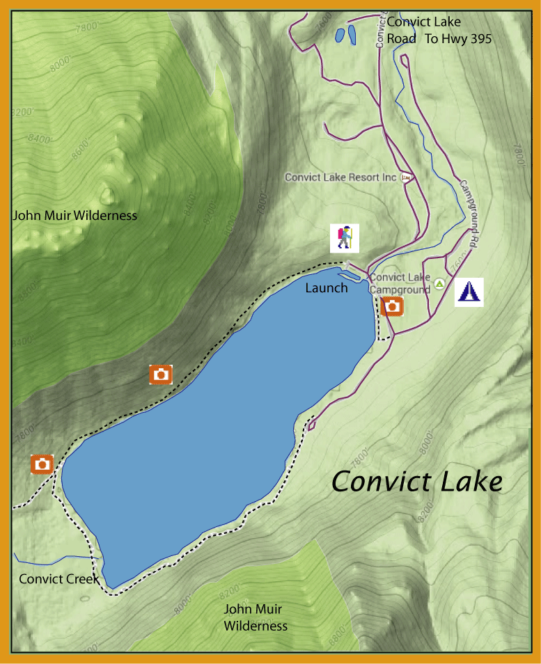 Convict Lake MAP